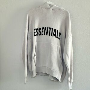 Essentials Cream Sweater Women’s large cozy minimal‎ luxury designer cozy lounge